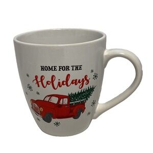 market place home for the holidays christmas coffee mug cup NEW